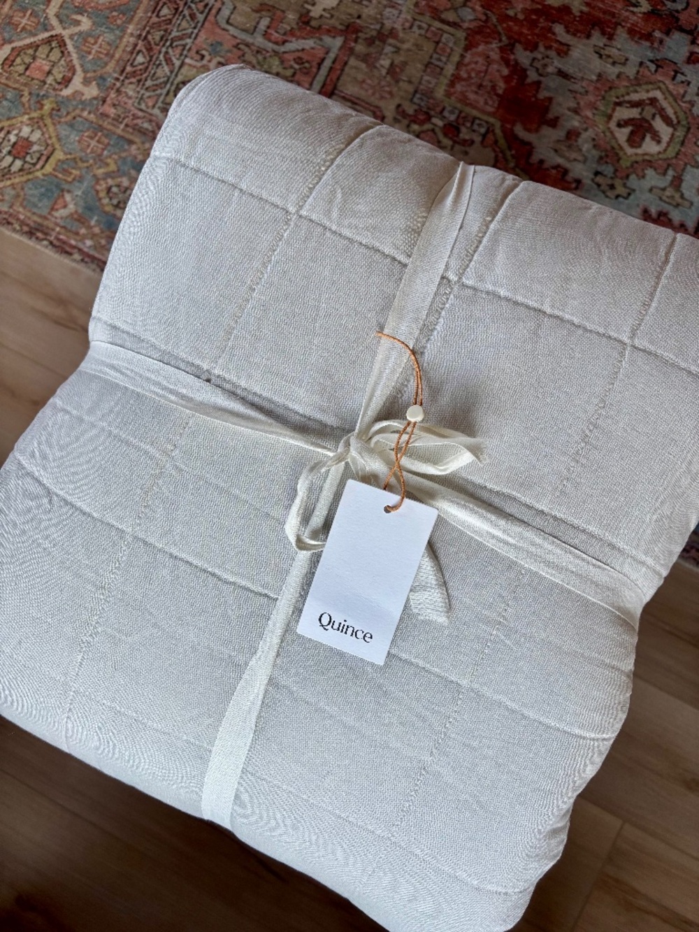 Quince European Linen Box Quilt - King / Cal King